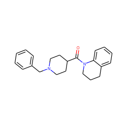 O=C(C1CCN(Cc2ccccc2)CC1)N1CCCc2ccccc21 ZINC000039767091