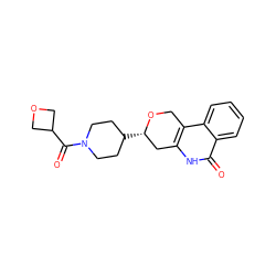 O=C(C1COC1)N1CCC([C@H]2Cc3[nH]c(=O)c4ccccc4c3CO2)CC1 ZINC000210442253