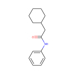 O=C(CC1CCCCC1)Nc1ccccc1 ZINC000000451519