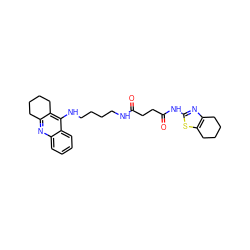 O=C(CCC(=O)Nc1nc2c(s1)CCCC2)NCCCCNc1c2c(nc3ccccc13)CCCC2 ZINC000095580110