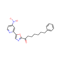 O=C(CCCCCCc1ccccc1)c1ncc(-c2cc([N+](=O)[O-])ccn2)o1 ZINC000034803760