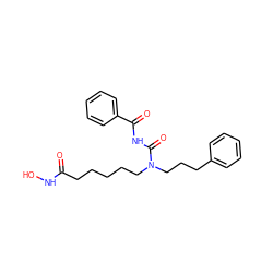 O=C(CCCCCN(CCCc1ccccc1)C(=O)NC(=O)c1ccccc1)NO ZINC000049037420