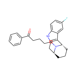 O=C(CCCCN1[C@H]2CCC[C@H]1c1c([nH]c3ccc(F)cc13)C2)c1ccccc1 ZINC000194998833