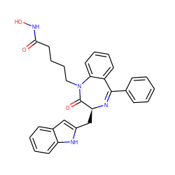 O=C(CCCCN1C(=O)[C@H](Cc2cc3ccccc3[nH]2)N=C(c2ccccc2)c2ccccc21)NO ZINC001772645697