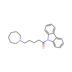 O=C(CCCCN1CCCCCC1)n1c2ccccc2c2ccccc21 ZINC000653713037