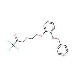 O=C(CCCCOc1ccccc1OCc1ccccc1)C(F)(F)F ZINC000115390135