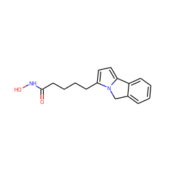 O=C(CCCCc1ccc2n1Cc1ccccc1-2)NO ZINC000299822414