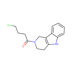 O=C(CCCCl)N1CCc2[nH]c3ccccc3c2C1 ZINC000003669490