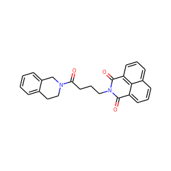 O=C(CCCN1C(=O)c2cccc3cccc(c23)C1=O)N1CCc2ccccc2C1 ZINC000004134801