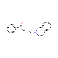 O=C(CCCN1CCc2ccccc2C1)c1ccccc1 ZINC000035038312