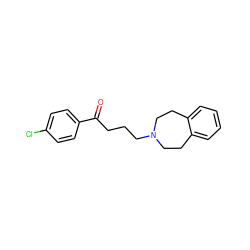 O=C(CCCN1CCc2ccccc2CC1)c1ccc(Cl)cc1 ZINC001772587342