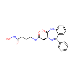 O=C(CCCNC(=O)C[C@@H]1N=C(c2ccccc2)c2ccccc2NC1=O)NO ZINC001772646460