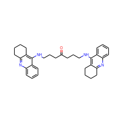 O=C(CCCNc1c2c(nc3ccccc13)CCCC2)CCCNc1c2c(nc3ccccc13)CCCC2 ZINC000028824303