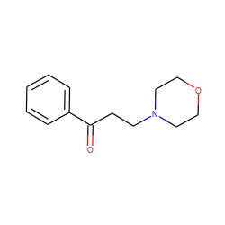 O=C(CCN1CCOCC1)c1ccccc1 ZINC000019339767