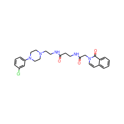 O=C(CCNC(=O)Cn1ccc2ccccc2c1=O)NCCN1CCN(c2cccc(Cl)c2)CC1 ZINC000059814063