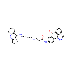 O=C(CCNCCCCNc1c2c(nc3ccccc13)CCC2)Nc1ccc2c(c1)C(=O)c1cccc3ccnc-2c13 ZINC000072121432