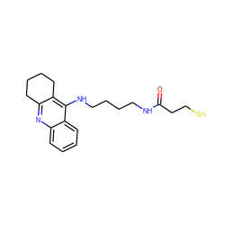 O=C(CCS)NCCCCNc1c2c(nc3ccccc13)CCCC2 ZINC000084725878