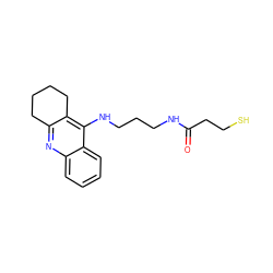 O=C(CCS)NCCCNc1c2c(nc3ccccc13)CCCC2 ZINC000084712060