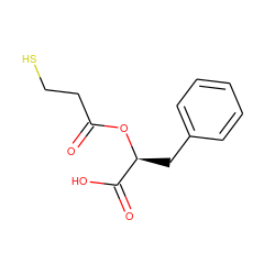 O=C(CCS)O[C@@H](Cc1ccccc1)C(=O)O ZINC000003814161