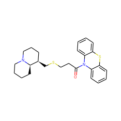 O=C(CCSC[C@@H]1CCCN2CCCC[C@H]12)N1c2ccccc2Sc2ccccc21 ZINC000071295329
