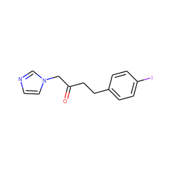 O=C(CCc1ccc(I)cc1)Cn1ccnc1 ZINC000028647981