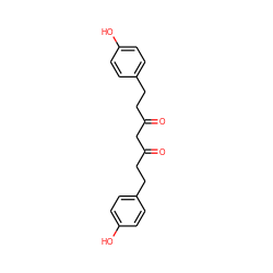 O=C(CCc1ccc(O)cc1)CC(=O)CCc1ccc(O)cc1 ZINC000013378191