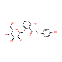 O=C(CCc1ccc(O)cc1)c1c(O)cccc1O[C@@H]1O[C@@H](CO)[C@@H](O)[C@H](O)[C@@H]1O ZINC000022055941