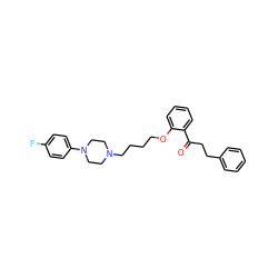 O=C(CCc1ccccc1)c1ccccc1OCCCCN1CCN(c2ccc(F)cc2)CC1 ZINC000028634856