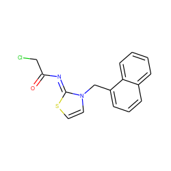 O=C(CCl)/N=c1\sccn1Cc1cccc2ccccc12 ZINC000013135527