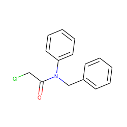 O=C(CCl)N(Cc1ccccc1)c1ccccc1 ZINC000001393099