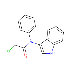 O=C(CCl)N(c1ccccc1)c1c[nH]c2ccccc12 ZINC000000333886