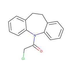 O=C(CCl)N1c2ccccc2CCc2ccccc21 ZINC000000308564