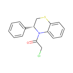 O=C(CCl)N1c2ccccc2SC[C@H]1c1ccccc1 ZINC000004206606