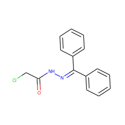 O=C(CCl)NN=C(c1ccccc1)c1ccccc1 ZINC000003278109