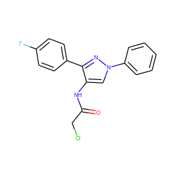 O=C(CCl)Nc1cn(-c2ccccc2)nc1-c1ccc(F)cc1 ZINC000002641192