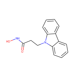 O=C(CCn1c2ccccc2c2ccccc21)NO ZINC000026442527