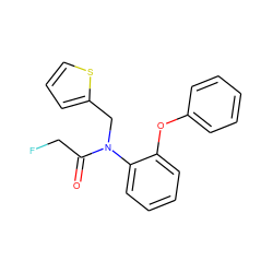 O=C(CF)N(Cc1cccs1)c1ccccc1Oc1ccccc1 ZINC000084708704