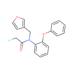 O=C(CF)N(Cc1ccoc1)c1ccccc1Oc1ccccc1 ZINC000084688057