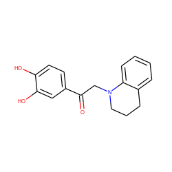 O=C(CN1CCCc2ccccc21)c1ccc(O)c(O)c1 ZINC000037333153