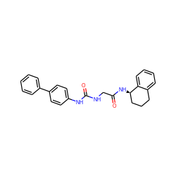 O=C(CNC(=O)Nc1ccc(-c2ccccc2)cc1)N[C@@H]1CCCc2ccccc21 ZINC000200150678