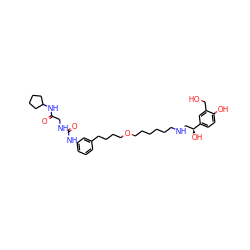 O=C(CNC(=O)Nc1cccc(CCCCOCCCCCCNC[C@H](O)c2ccc(O)c(CO)c2)c1)NC1CCCC1 ZINC000072104819