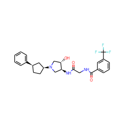 O=C(CNC(=O)c1cccc(C(F)(F)F)c1)N[C@H]1CN([C@H]2CC[C@@H](c3ccccc3)C2)C[C@@H]1O ZINC000064559111