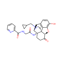 O=C(CNC(=O)c1ccccn1)N[C@@]12CCC(=O)[C@@H]3Oc4c(O)ccc5c4[C@@]31CCN(CC1CC1)[C@@H]2C5 ZINC000103275212