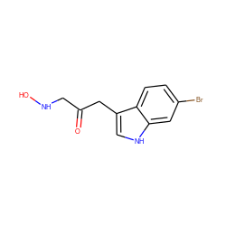 O=C(CNO)Cc1c[nH]c2cc(Br)ccc12 ZINC000036159966