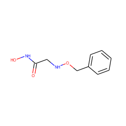 O=C(CNOCc1ccccc1)NO ZINC000028647462