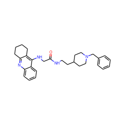 O=C(CNc1c2c(nc3ccccc13)CCCC2)NCCC1CCN(Cc2ccccc2)CC1 ZINC000014946290