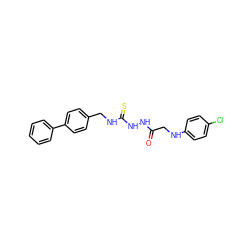 O=C(CNc1ccc(Cl)cc1)NNC(=S)NCc1ccc(-c2ccccc2)cc1 ZINC000096285269