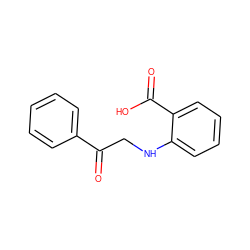 O=C(CNc1ccccc1C(=O)O)c1ccccc1 ZINC000000112253