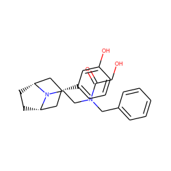 O=C(CO)N(CCN1[C@H]2CC[C@@H]1C[C@H](c1cccc(O)c1)C2)Cc1ccccc1 ZINC000117295403