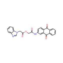 O=C(COC(=O)Cn1cnc2ccccc21)Nc1ccc2c(c1)C(=O)c1ccccc1C2=O ZINC000008687663